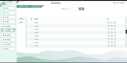 基于Python Flask框架的酒店管理系统 从程序开发到系统维护的毕业设计全流程
